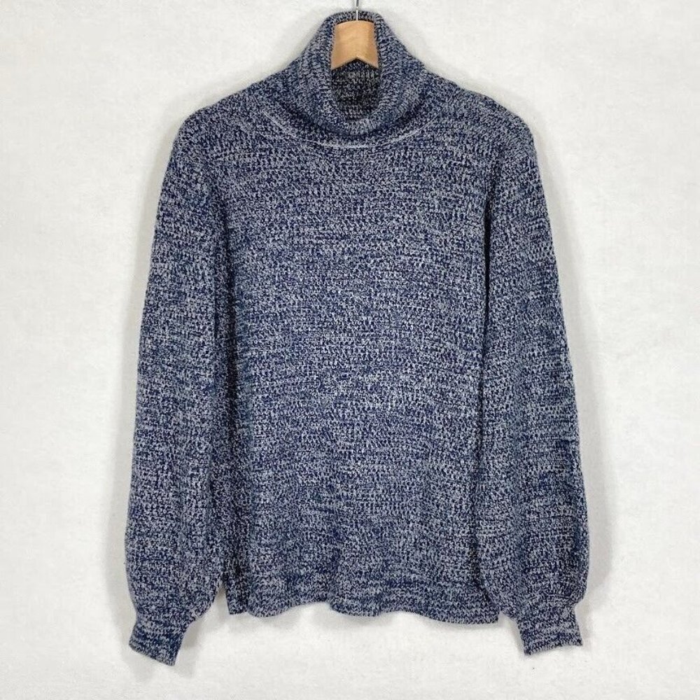 Zenana Oversized Turtleneck Sweater Cozy Academia Boho Grandma Core S
